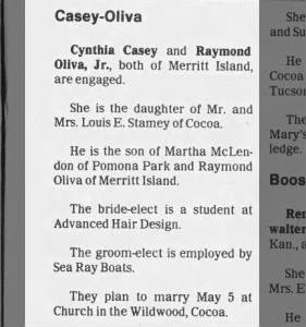 Cynthia Yvette Stamey and Raymond Oliva Jr Engagement Announcement